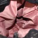 Stella MacCartney Chain Fabera Shoulder Bag Suede Black Silver Auth BA5957-20