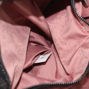 Stella MacCartney Chain Fabera Shoulder Bag Suede Black Silver Auth BA5957-22