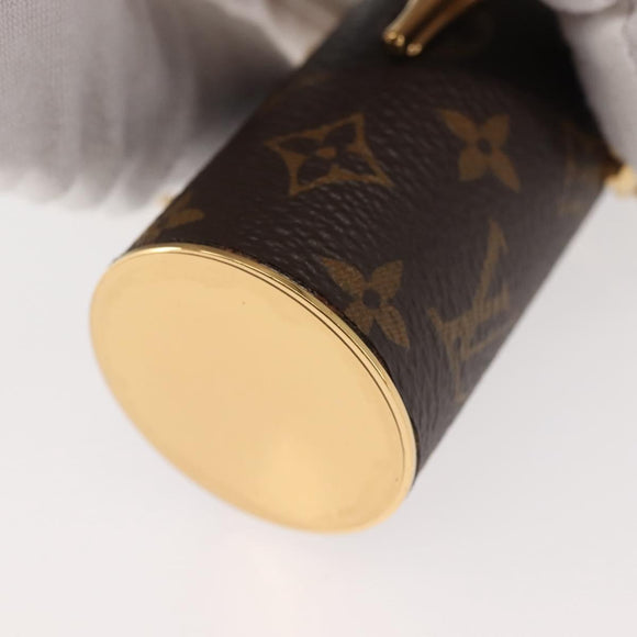 LOUIS VUITTON Monogram Lipstick Case Cosmetic Pouch MP2406 LV Auth BA5961