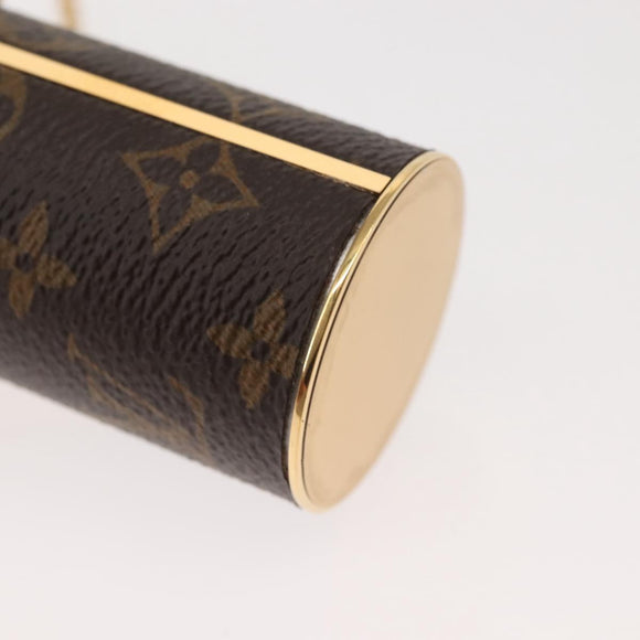 LOUIS VUITTON Monogram Lipstick Case Cosmetic Pouch MP2406 LV Auth BA5961