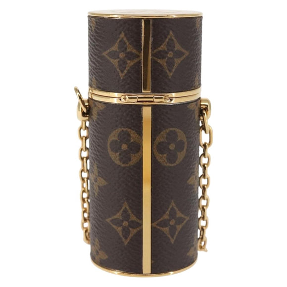 LOUIS VUITTON Monogram Lipstick Case Cosmetic Pouch MP2406 LV Auth BA5961