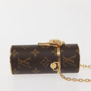 LOUIS VUITTON Monogram Lipstick Case Cosmetic Pouch MP2406 LV Auth BA5961-3