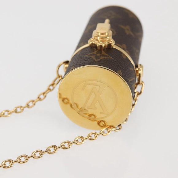 LOUIS VUITTON Monogram Lipstick Case Cosmetic Pouch MP2406 LV Auth BA5961