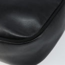 Salvatore Ferragamo Vala Shoulder Bag Leather Black Gold Auth BA5962-15