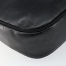 Salvatore Ferragamo Vala Shoulder Bag Leather Black Gold Auth BA5962-16