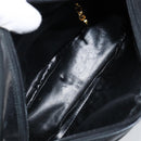 Salvatore Ferragamo Vala Shoulder Bag Leather Black Gold Auth BA5962-11