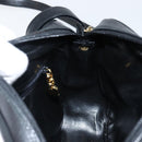 Salvatore Ferragamo Vala Shoulder Bag Leather Black Gold Auth BA5962-18