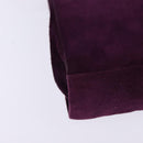 Salvatore Ferragamo Vala Shoulder Bag Suede Purple Gold Auth BA5963-12