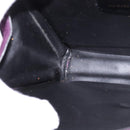 Salvatore Ferragamo Vala Shoulder Bag Suede Purple Gold Auth BA5963-19