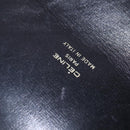 CELINE Shoulder Bag Leather Black Gold Auth BA5966-18