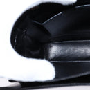 CELINE Shoulder Bag Leather Black Gold Auth BA5966-20