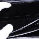 CELINE Shoulder Bag Leather Black Gold Auth BA5966-12