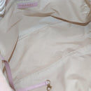 CHANEL New Travel Line Tote Bag Nylon Pink Gold CC Auth BA5975-10