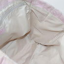 CHANEL New Travel Line Tote Bag Nylon Pink Gold CC Auth BA5975-18