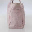 CHANEL New Travel Line Tote Bag Nylon Pink Gold CC Auth BA5975-3