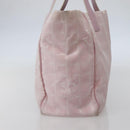 CHANEL New Travel Line Tote Bag Nylon Pink Gold CC Auth BA5975-4
