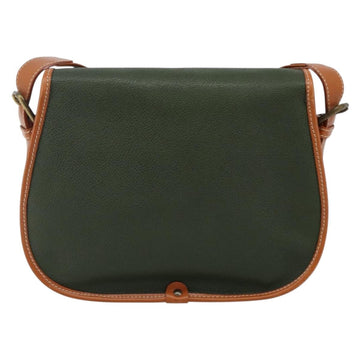 Burberrys Shoulder Bag Leather Green Gold Auth BA5978 - 0