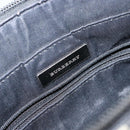 BURBERRY Nova Check Tote Bag Canvas Beige Silver Auth BA5979-11