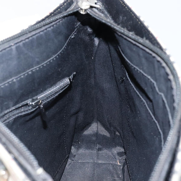 BURBERRY Nova Check Tote Bag Canvas Beige Silver Auth BA5979