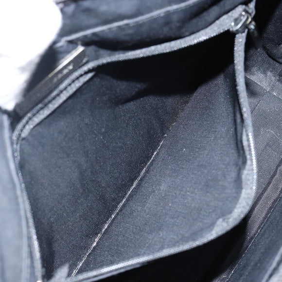 BURBERRY Nova Check Tote Bag Canvas Beige Silver Auth BA5979