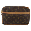 LOUIS VUITTON Monogram Compiegne 23 Clutch Bag M51847 LV Auth BA5982-13