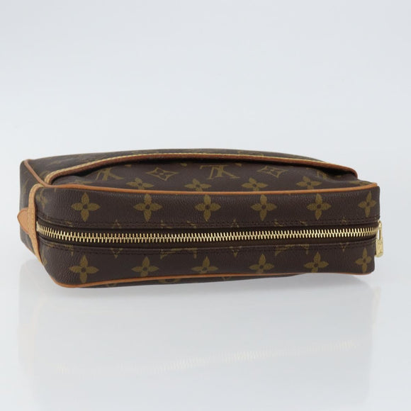LOUIS VUITTON Monogram Compiegne 23 Clutch Bag M51847 LV Auth BA5982