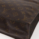 LOUIS VUITTON Monogram Sac Plat Hand Bag M51140 LV Auth BA5984-9