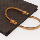 LOUIS VUITTON Monogram Sac Plat Hand Bag M51140 LV Auth BA5984-6