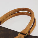 LOUIS VUITTON Monogram Sac Plat Hand Bag M51140 LV Auth BA5984-8
