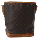 LOUIS VUITTON Monogram Noe Shoulder Bag M42224 LV Auth BA5985-1