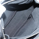 CHANEL Matelasse Tote Bag Leather Black Silver CC Auth BA5989-19