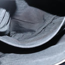 CHANEL Matelasse Tote Bag Leather Black Silver CC Auth BA5989-21