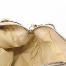 Chloe Paddington Shoulder Bag Leather Beige Gold Auth BA5990-21