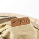 Chloe Paddington Shoulder Bag Leather Beige Gold Auth BA5990-12