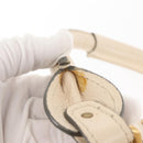 Chloe Paddington Shoulder Bag Leather Beige Gold Auth BA5990-10