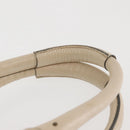 Chloe Paddington Shoulder Bag Leather Beige Gold Auth BA5990-9