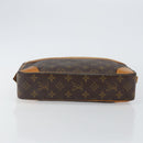LOUIS VUITTON Monogram Compiegne 28 Clutch Bag M51845 LV Auth BA5992-6