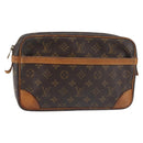 LOUIS VUITTON Monogram Compiegne 28 Clutch Bag M51845 LV Auth BA5993-1