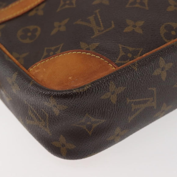 LOUIS VUITTON Monogram Compiegne 28 Clutch Bag M51845 LV Auth BA5993
