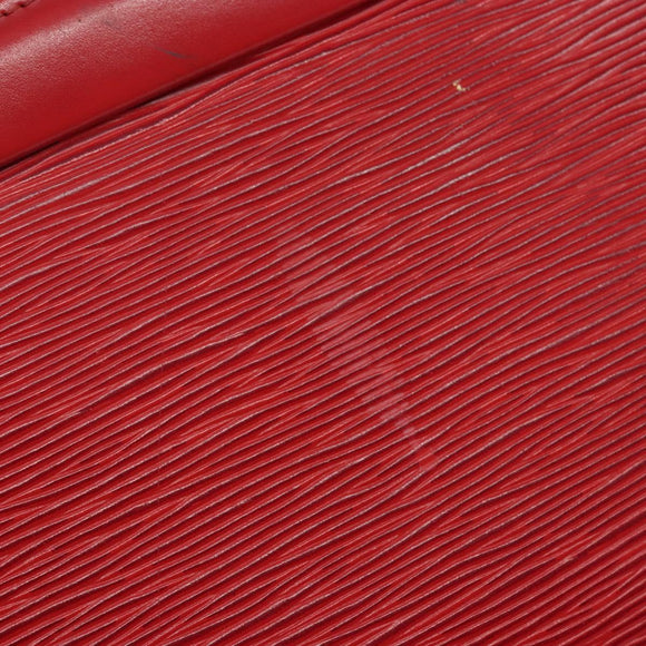 LOUIS VUITTON Epi Trousse Crete Clutch Bag Red M48407 LV Auth BA5996