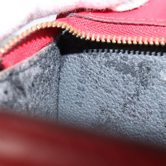 LOUIS VUITTON Epi Trousse Crete Clutch Bag Red M48407 LV Auth BA5996