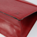 LOUIS VUITTON Epi Trousse Crete Clutch Bag Red M48407 LV Auth BA5996-8