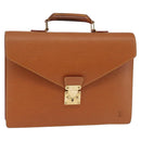 LOUIS VUITTON Epi Serviette Conseiller Briefcase Gold M54428 LV Auth BA5997-1