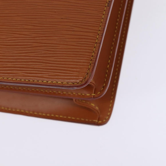 LOUIS VUITTON Epi Serviette Conseiller Briefcase Gold M54428 LV Auth BA5997