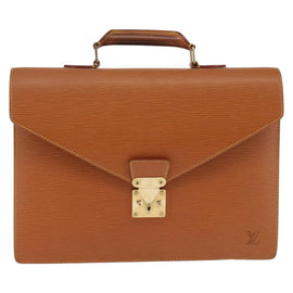 LOUIS VUITTON Epi Serviette Conseiller Briefcase Gold M54428 LV Auth BA5997 - 0