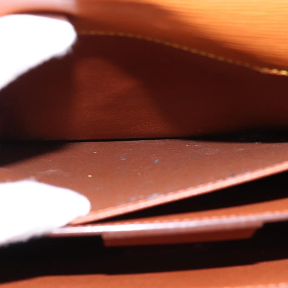 LOUIS VUITTON Epi Serviette Conseiller Briefcase Gold M54428 LV Auth BA5997