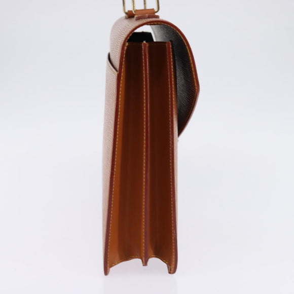 LOUIS VUITTON Epi Serviette Conseiller Briefcase Gold M54428 LV Auth BA5997