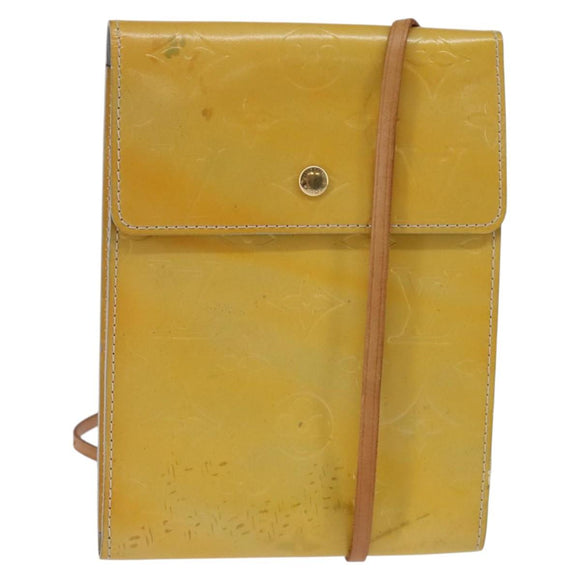 LOUIS VUITTON Monogram Vernis Kenmare Shoulder Bag Gris M91060 LV Auth BA5998