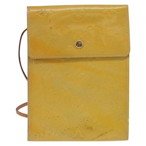 LOUIS VUITTON Monogram Vernis Kenmare Shoulder Bag Gris M91060 LV Auth BA5998