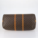 LOUIS VUITTON Monogram Keepall Bandouliere 55 Boston Bag M41414 LV Auth BA5999-11